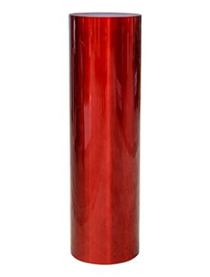 Superline Pilaro on Ring Transparent Tall red Jumbo D30 H105 cm Indoor Planter, 74L