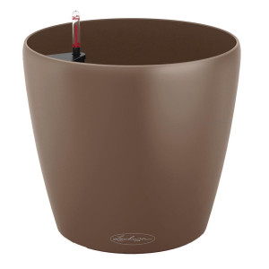 LECHUZA CLASSICO Color 43 Nutmeg Poly Resin Floor Self-watering Planter with Substrate and Water Level Indicator D43 H40 cm, 58L