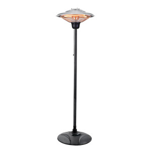 Coral Outdoor Carbon Pedestal Black Heater 1.5kW, IP34 by Radiant