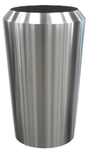Superline Conica Facet on Ring Tall Grey Large D48 H64 cm Indoor Planter, 116L