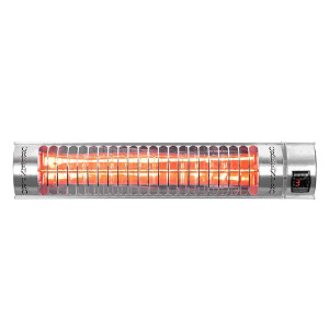 Golden Infrared Outdoor Silver Heater 67cm (with Remote Control) 2kW, IP67 by EvergreenPro