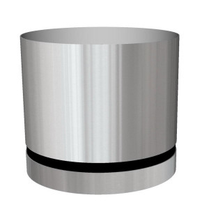 Superline Standard Plus on Ring Round Grey Medium D48 H42 cm Indoor Planter, 76L