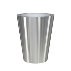 Superline Conica Topper on Ring Round Grey Large D60 H75 cm Indoor Planter, 212L