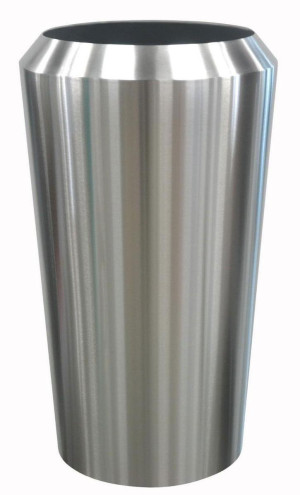 Superline Conica Facet on Ring Tall Grey Large D39 H85 cm Indoor Planter, 101L