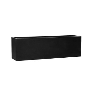 Trough Fiberstone Large Black H60 L200 W45 cm Planter by Idealist Premium JORT, 540L
