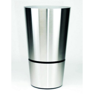 Superline Conica Plus on Ring Tall Grey Jumbo D70 H119 cm Indoor Planter, 458L