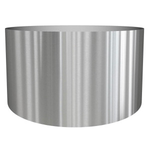 Superline Standard on Ring Round Grey Jumbo D180 H102 cm Indoor Planter, 2594L