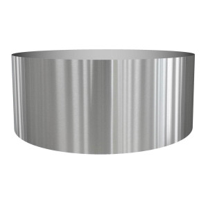 Superline Standard on Ring Round Grey Jumbo D240 H102 cm Indoor Planter, 4612L