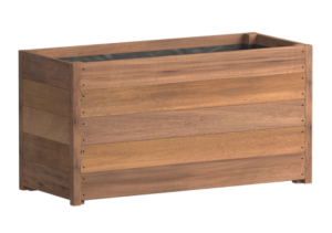 IDEALIST | Hardwood Sevilla 120 Brown Planter H57,4 L120 W50 cm, 344,4L