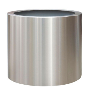 Superline Topper on Ring Round Grey Large D60 H52 cm Indoor Planter, 147L