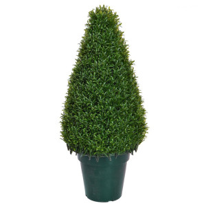 Topiary Rosemary Tower UV-resistant Artificial Tree Plant 75 cm
