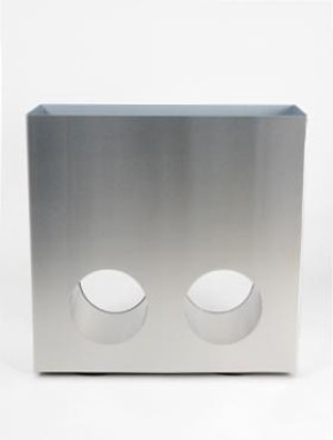 Superline Onlogo on Ring Rectangle Grey Large W30 H75 L78 cm Indoor Planter, 176L