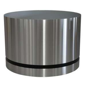 Superline Standard Plus on Wheels Round Grey Large D70 H49 cm Indoor Planter, 188L