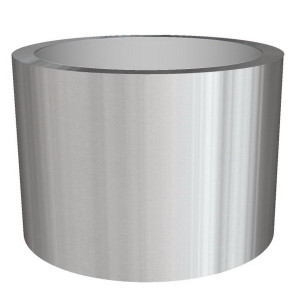 Superline Topper on Ring Round Grey Jumbo D110 H77 cm Indoor Planter, 731L