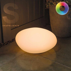ShapeLights Pebble Premium Indoor/ Outdoor Solar Garden Lights Multicolor, IP67