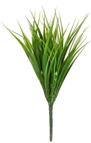 Vanilla Yellow-Green Flame Retardant Artificial Grass Plant 30 cm (15pcs. set)