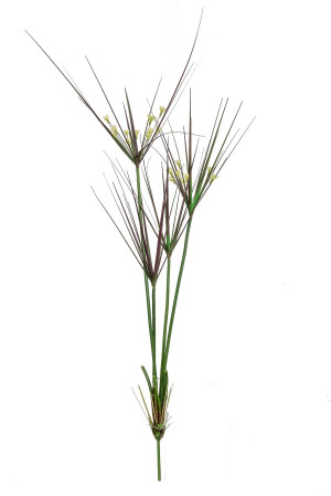 Papyrus Burgundy Artificial Grass Plant 80 cm (7pcs. set)