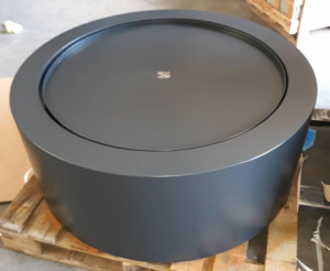 IDEALIST | Aluminium Round Fountain Watertable Natural Grey D145 H75 cm