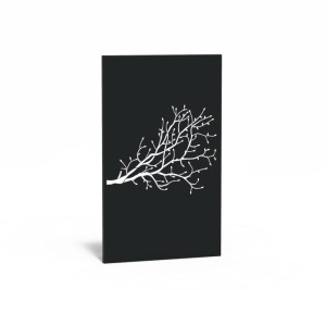 IDEALIST | Aluminium High Panel Nature Black W5 H180 L110 cm