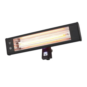 Blaze Wall Mount Patio Black Heater 1.8kW, IP44 by Radiant