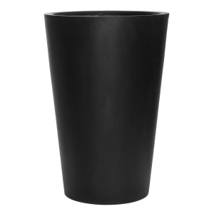 IDEALIST | Fibrestone Belle Black L Tall D60 H90 cm Planter by Idealist Premium, 254L