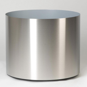 Superline Basic on Wheels Round Grey Medium D48 H40 cm Indoor Planter, 72L