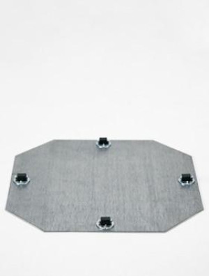 Wheelplates (45 kg. max load capacity) Fixed Castor 4 x 8 mm