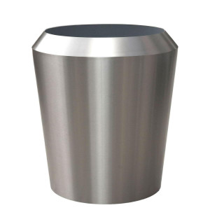 Superline Conica Facet on Ring Round Grey Large D39 H64 cm Indoor Planter, 76L