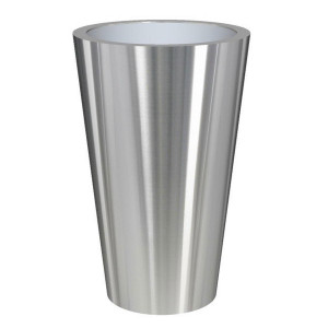 Superline Conica Topper on Ring Tall Grey Jumbo D60 H95 cm Indoor Planter, 268L