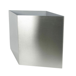 Superline Diamond on Wheels Rectangle Grey Medium W47 H45 L38 cm Indoor Planter, 80L