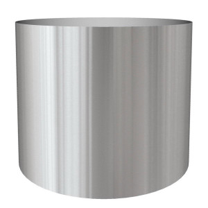 Superline Standard on Ring Round Grey Large D60 H52 cm Indoor Planter, 147L
