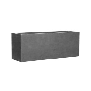 Trough Fiberstone Large Grey H75 L200 W60 cm Planter by Idealist Premium JORT, 900L