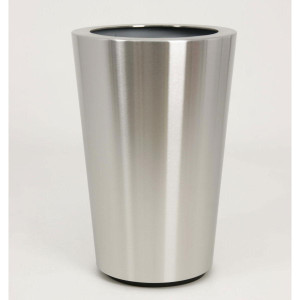 Superline Conica Topper on Ring Tall Grey Large D39 H59 cm Indoor Planter, 70L