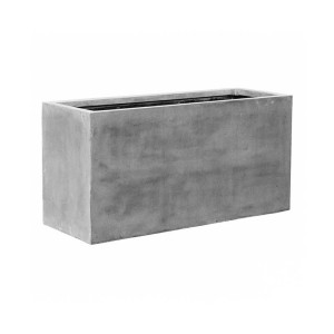 Raised Fiberstone Trough Large Grey H75 L150 W60 cm Planter by Idealist Premium JORT, 675L