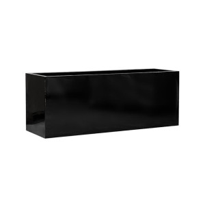 Trough Fiberstone Large Black H75 L200 W60 cm Planter by Idealist Premium JORT, 900L