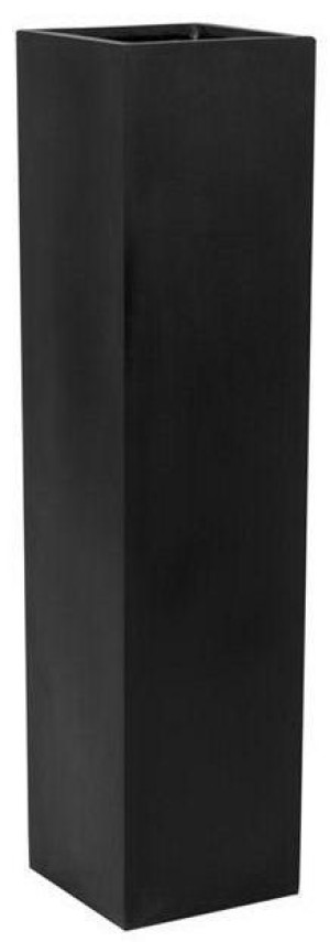Fibrestone Yenn Black S Tall W25 H100 L25 cm Planter by Idealist Premium, 63L