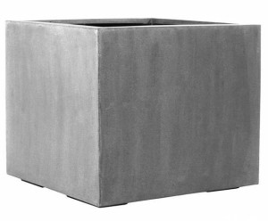 IDEALIST | Square Fiberstone Large Grey H62 L70 W70 cm Planter by Idealist Premium JUMBO, 304L