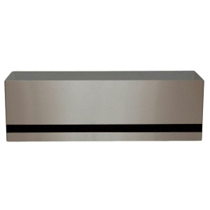 Superline Trend Plus on Wheels Rectangle Grey Jumbo W30 H32 L95 cm Indoor Planter, 91L