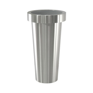 Superline Conica Deco on Ring Tall Grey Jumbo D78 H135 cm Indoor Planter, 645L