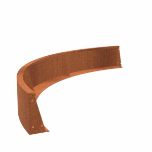 IDEALIST | CorTen Retaining Wall Outside Curve W0,2 H30 L200 cm
