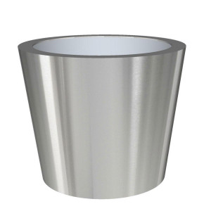Superline Conica Topper on Ring Round Grey Medium D48 H40 cm Indoor Planter, 72L
