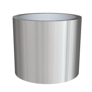 Superline Topper on Ring Round Grey Jumbo D120 H102 cm Indoor Planter, 1153L