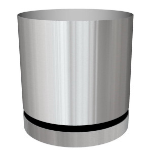 Superline Standard Plus on Ring Round Grey Medium D48 H49 cm Indoor Planter, 89L