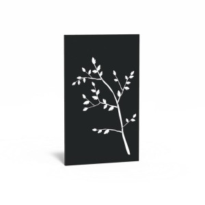 IDEALIST | Aluminium High Panel Nature Black W5 H180 L110 cm (5pcs)