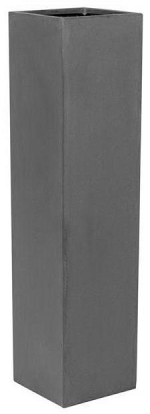 Fibrestone Yenn Grey S Tall W25 H100 L25 cm Planter by Idealist Premium, 63L