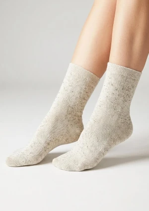 Skarpetki damskie lniane Len Marilyn natural NATURAL ONE SIZE