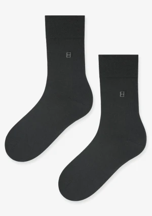 Skarpetki męskie garniturowe klasyczne z bawełny Prestige Premium Line Cerber 42/44