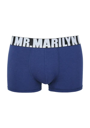 Bokserki męskie z szeroką gumką Letters Marilyn M