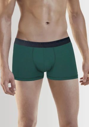 Bokserki męskie klasyczne z modalu i bawełny zielone Boxers Pro Marilyn L