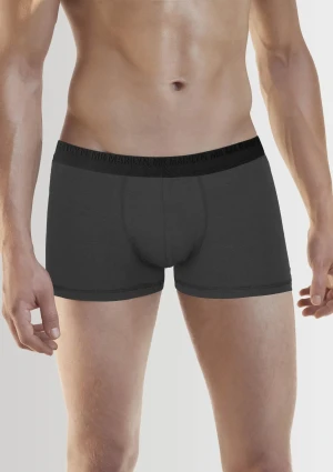 Bokserki męskie klasyczne z modalu i bawełny grafit Boxers Pro Marilyn XL